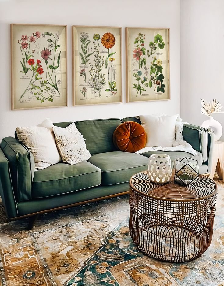 How to decorate the wall above your sofa 19 Chic Creative Ideas You Must See ASHLINA KAPOSTA